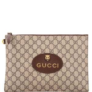 Gucci Neo Vintage Wristlet Pouch Gg #235079G99B